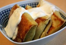 Кукурузные блинчики с творогом и кумкватом Кукурузные блинчики с творогом и кумкватом